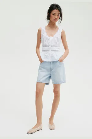 H&M Dżinsowe szorty High