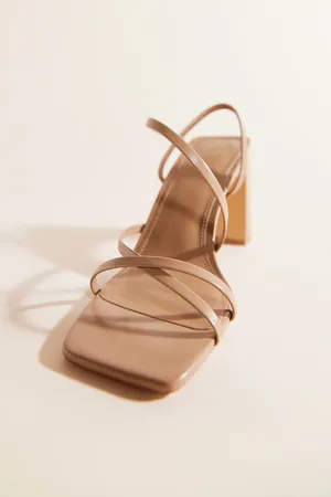 H&M Sandały na klockowym obcasie