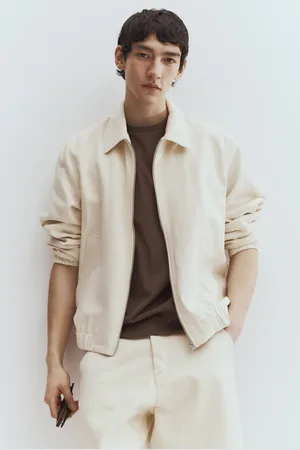 H&M Kurtka z domieszką lnu Regular Fit