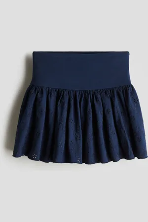 H&M Spódnica z haftem angielskim
