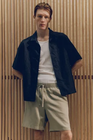 H&M Szorty z domieszką lnu Relaxed Fit