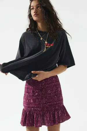 H&M Marszczona spódniczka mini