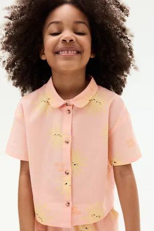 H&M Bluzka z domieszką lnu
