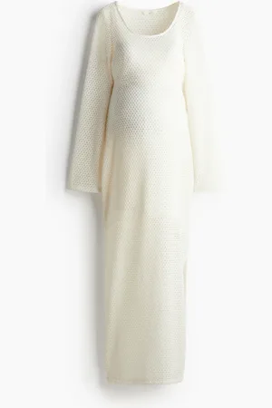 H&M MAMA Sukienka z ażurowej dzianiny