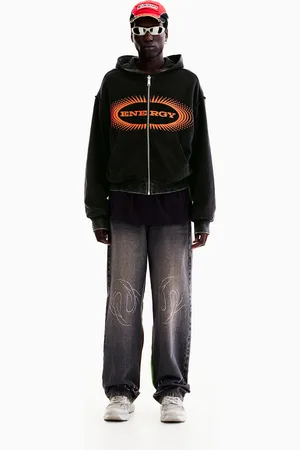 H&M Dwustronna rozpinana bluza z kapturem
