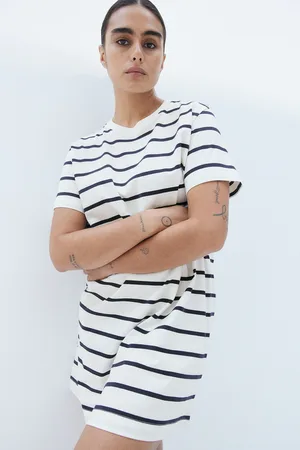 H&M Bawełniana sukienka T-shirtowa