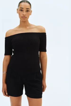 H&M MAMA Szorty z domieszką lnu