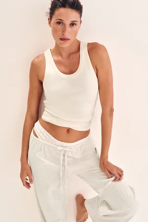 H&M Spodnie z domieszką bawełny