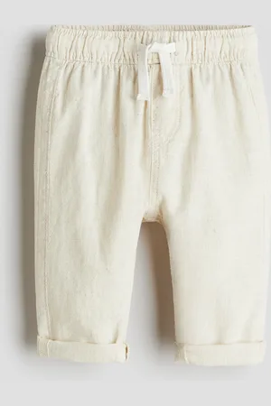 H&M Joggersy z domieszką lnu