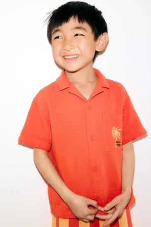 H&M Cotton muslin resort shirt