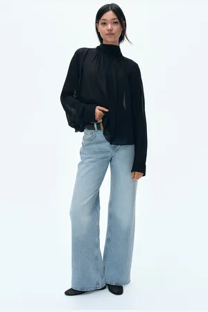 H&M Wide High Jeans