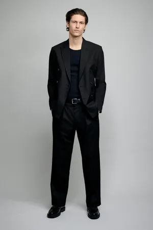 H&M Spodnie garniturowe Relaxed Fit