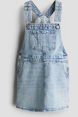 H&M Dżinsowa spódnica na szelkach