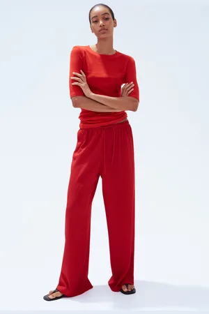 H&M Szerokie spodnie bez zapięcia
