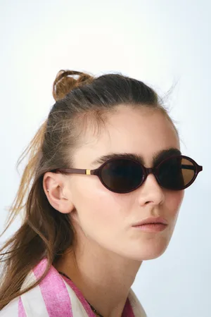 H&M Owalne okulary przeciwsłoneczne