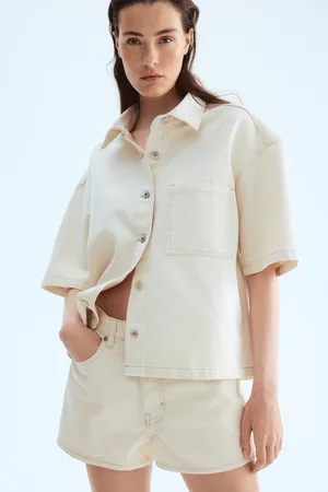 H&M Dżinsowa koszula oversize