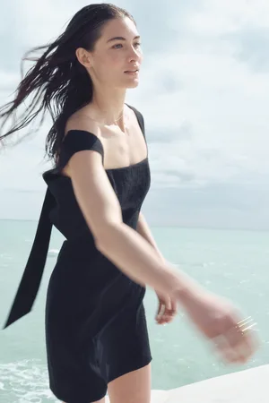 H&M Sukienka z kokardą z tyłu