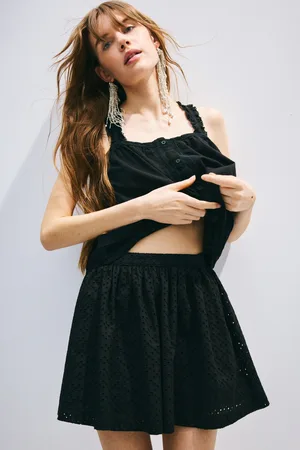 H&M Top na ramiączkach z koronkowymi detalami
