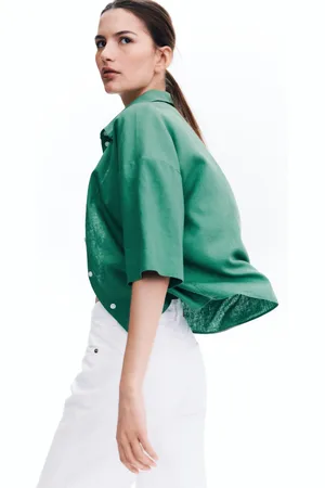 H&M Koszula z domieszką lnu