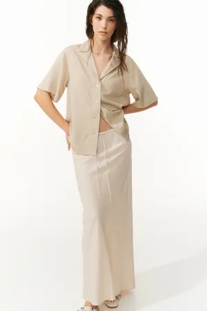 H&M Koszula z otwartymi klapami Loose Fit