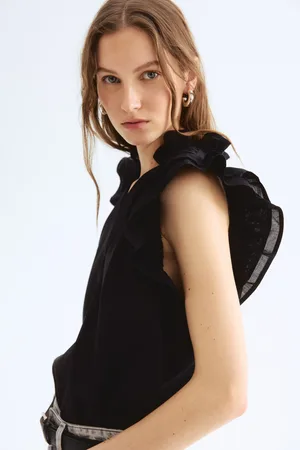 H&M Bluzka z falbankami