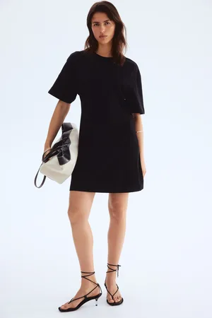 H&M Taliowana sukienka T-shirtowa
