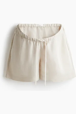 H&M MAMA Szorty z domieszką lnu Before & After