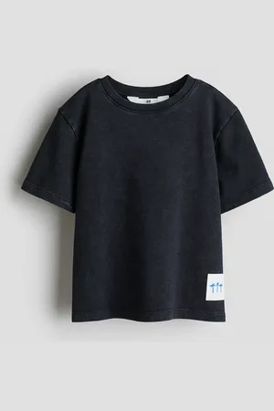 H&M Luźny T-shirt bawełniany