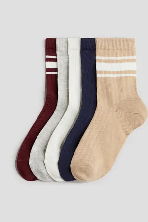 H&M Skarpety w prążki 5-pak