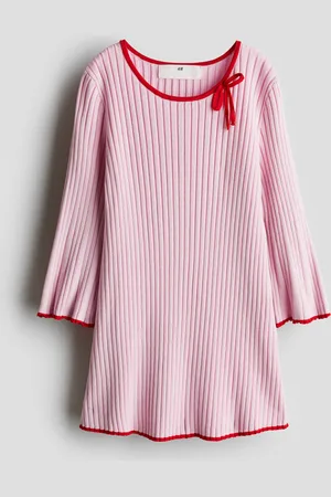 H&M Sukienka z dzianiny w prążki