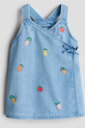 H&M Kopertowa sukienka dżinsowa