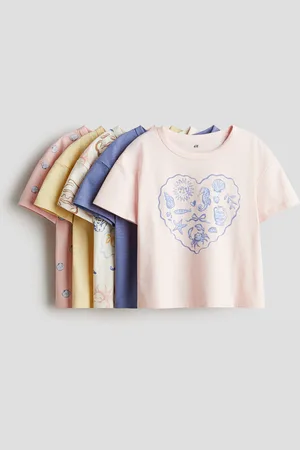 H&M Bawełniany T-shirt 5-pak