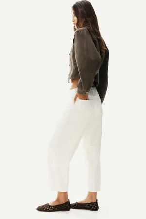 H&M Barrel High Cropped Jeans