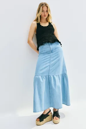 H&M Dżinsowa spódnica maxi
