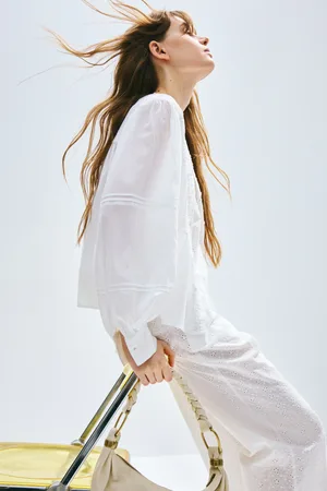 H&M Proste spodnie ze sznurkiem