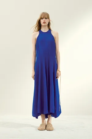 H&M Sukienka z koralikowym detalem
