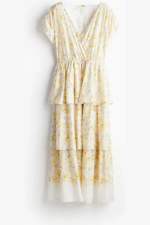 H&M Sukienka z falbanami
