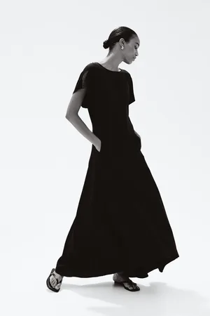 H&M Sukienka z motylkowym rękawem