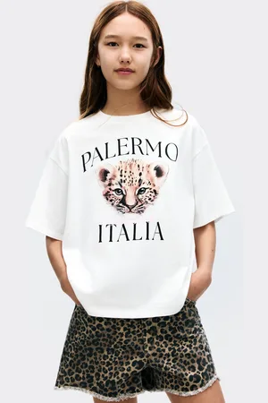 H&M Bawełniany T-shirt oversize