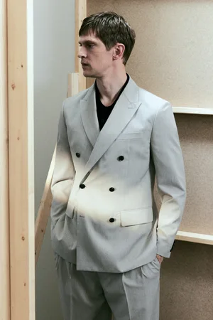 H&M Dwurzędowa marynarka Regular Fit