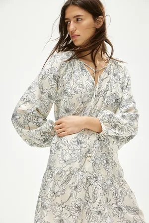 H&M Sukienka z wiązanym detalem