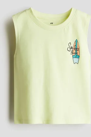 H&M Wzorzysty top bez rękawów