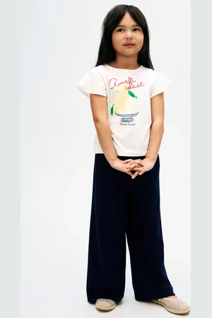 H&M Dżersejowe spodnie z szerokimi nogawkami