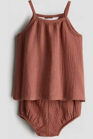 H&M Komplet z bawełnianego muślinu 2-częściowy