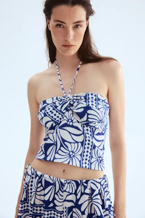 H&M Krótki top z mocowaniem na karku