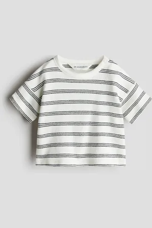 H&M T-shirt z bawełnianej frotte