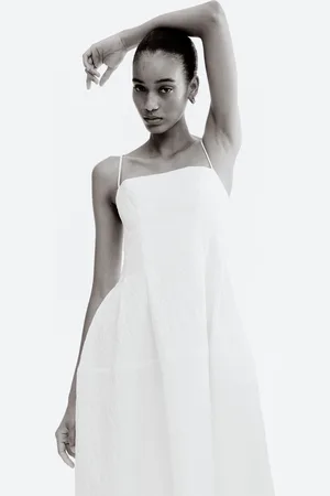 H&M Sukienka z żakardowej tkaniny