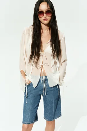 H&M Dżinsowe szorty Bermuda Regular
