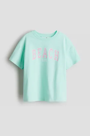 H&M Bawełniany T-shirt oversize