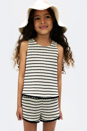 H&M Dzianinowy top bez rękawów
